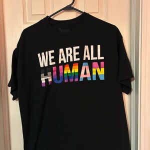 We are all human XLarge tshirt